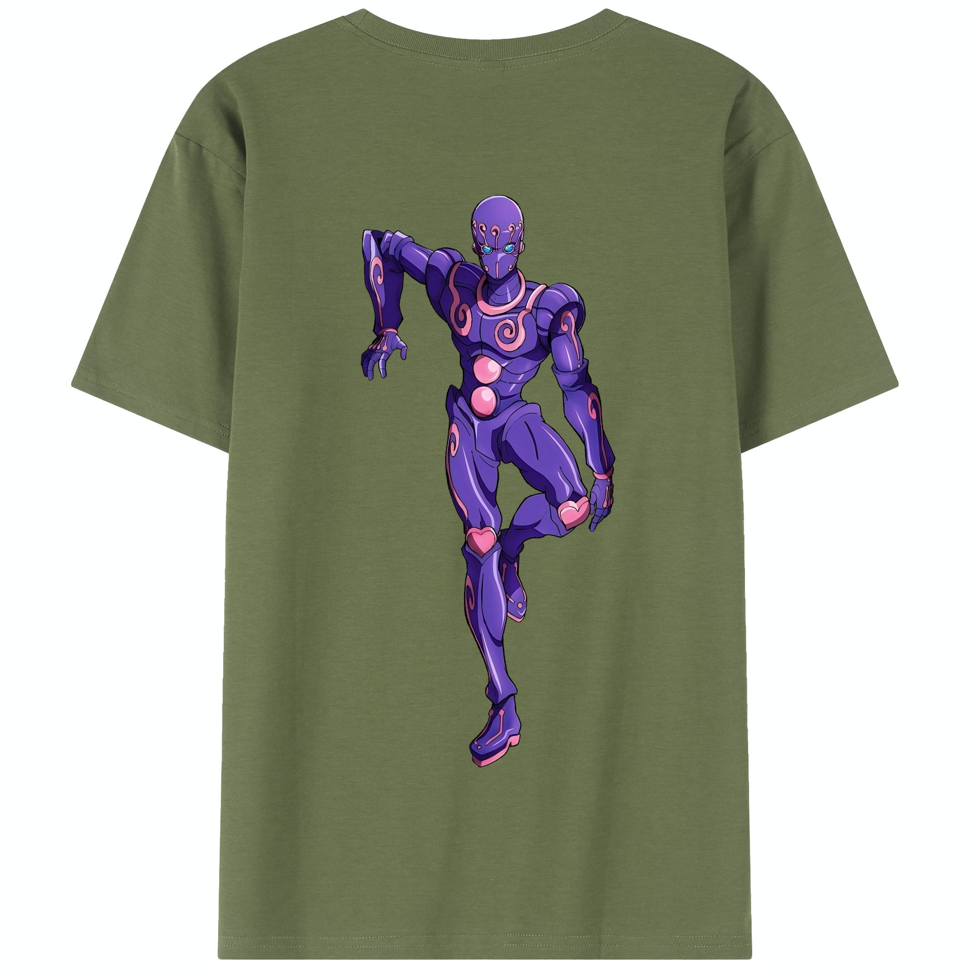 （画像用） ジョジョの奇妙な冒険 JoJo's Bizarre Adventure 綿100％半袖Tシャツ（背面プリント）